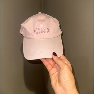 Light pink ALO yoga hat